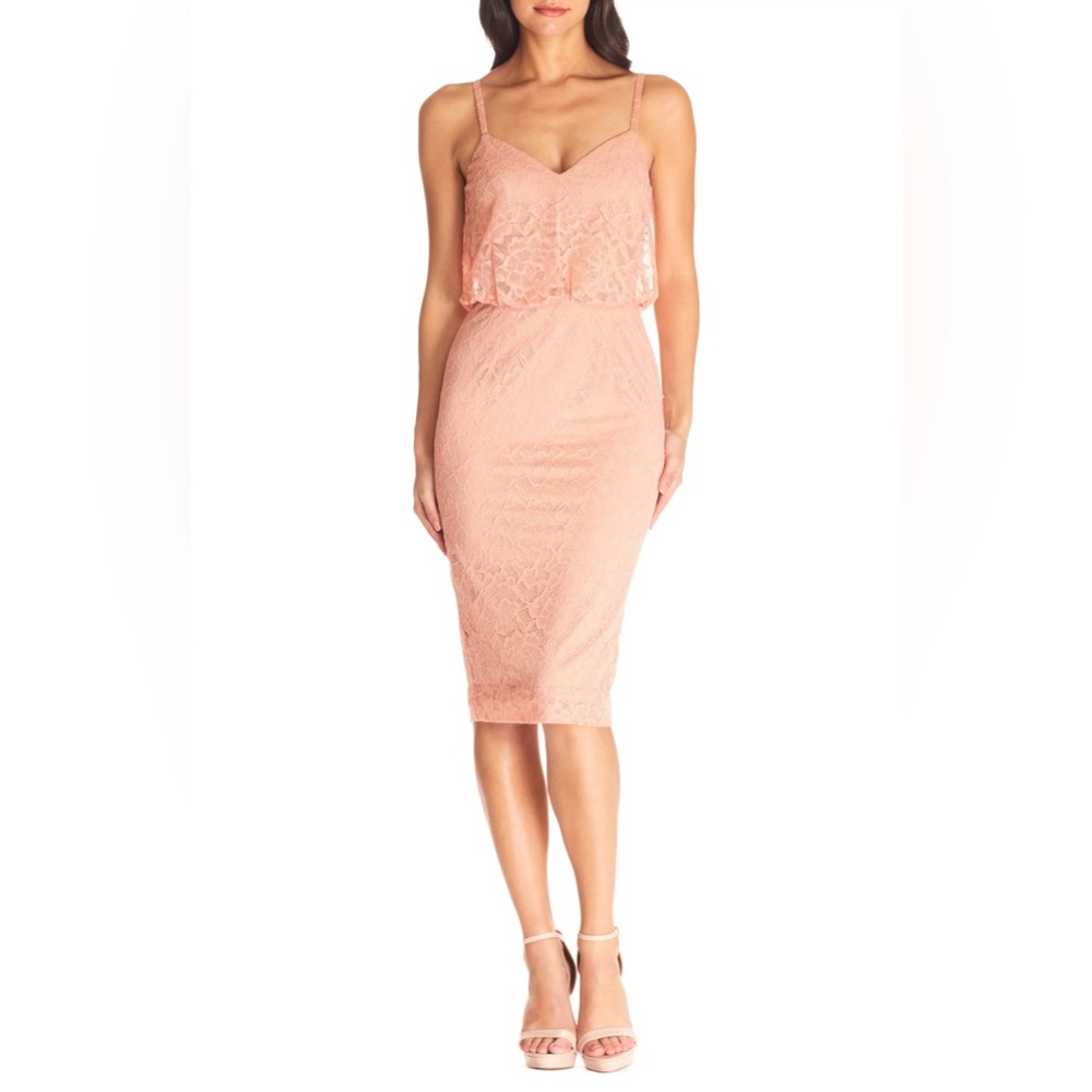 Dress The Population Blush Dress